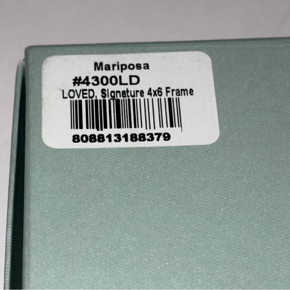 NIB Mariposa LOVED. Signature 4x6 Frame Baby - Picture 3 of 6